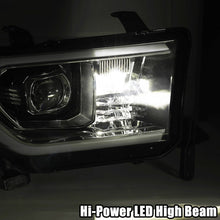 Load image into Gallery viewer, 385.00 AlphaRex Projector Headlights Toyota Sequoia (08-13) Pro Series - DRL Light Tube - Black / Chrome - Redline360 Alternate Image