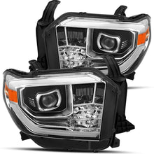 Load image into Gallery viewer, 408.35 AlphaRex Projector Headlights Toyota Tundra (14-20) Pro Series - DRL Light Tube - Black / Chrome - Redline360 Alternate Image