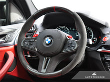 Load image into Gallery viewer, Autotecknic Steering Wheel BMW X3M F97 (2021-2022) Carbon Fiber Finish Alternate Image