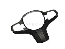 Load image into Gallery viewer, Autotecknic Steering Wheel Trim BMW X4M F98 (19-22) Carbon Alcantara Finish - Pre-LCI (19-20) / Heated Steering Wheel w/o Traffic Jam Assist Alternate Image