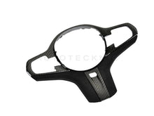 Load image into Gallery viewer, Autotecknic Steering Wheel Trim BMW X3M F97 (19-22) Carbon Alcantara Finish - Pre-LCI (19-20) / Heated Steering Wheel w/o Traffic Jam Assist Alternate Image