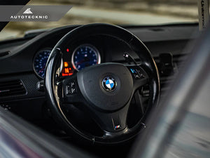 Autotecknic Shift Paddles BMW X6M E71 M-DCT (10-12) [Competition] Carbon Fiber / Brushed Aluminum / Matte Black Finish