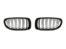 Load image into Gallery viewer, Autotecknic Replacement Grill BMW 5 Series F10 (11-13) - Single or Dual Slats - Dual-Slats / Carbon Fiber Alternate Image