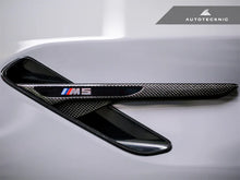 Load image into Gallery viewer, Autotecknic Fender Trim Set BMW M5 F90 (18-20) Glazing Black or Carbon Fiber Alternate Image