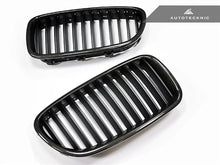 Load image into Gallery viewer, Autotecknic Replacement Grill BMW 5 Series F10 (11-13) - Single or Dual Slats - Single Slats / Carbon Fiber Alternate Image