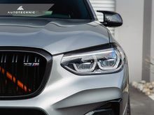 Load image into Gallery viewer, Autotecknic Headlight Covers BMW X3 G01 (2018-2021) [Carbon Fiber] Eye Lid Alternate Image