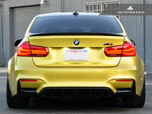 Load image into Gallery viewer, Autotecknic Rear Bumper Trim BMW M3 F80 (2015-2017) Carbon Fiber - Default Title Alternate Image