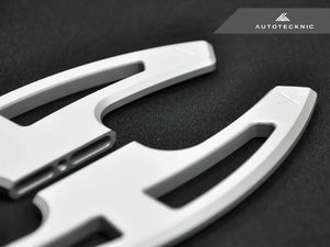 Autotecknic Shift Paddles BMW X6M E71 M-DCT (10-12) [Competition] Carbon Fiber / Brushed Aluminum / Matte Black Finish