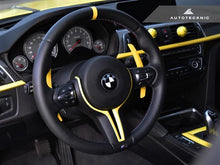 Load image into Gallery viewer, Autotecknic Shift Paddles BMW 6 Series F06 (13-14) F12 (12-14) F13 (12-15) [Competition] ABS Materials or Carbon Fiber - Austin Yellow Alternate Image