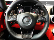 Load image into Gallery viewer, Autotecknic Shift Paddles Mercedes C63 AMG (2015-2018) [Competition] Stealth Black or Steel Grey - Stealth Black Alternate Image