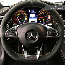 Load image into Gallery viewer, Autotecknic Shift Paddles Mercedes A45 AMG W176 (2013-2018) [Competition] Stealth Black or Steel Grey - Stealth Black Alternate Image