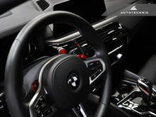 Load image into Gallery viewer, Autotecknic Shift Paddles BMW M5 F90 (18-20) [Battle Version] Dry Carbon Fiber Alternate Image