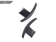 Load image into Gallery viewer, Autotecknic Shift Paddles BMW M3 G80 (20-24) [Battle Version] Dry Carbon Fiber - Red Shift Indicator / Gloss Alternate Image