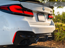 Load image into Gallery viewer, Autotecknic Rear Diffuser BMW M5 F90 (2018-2020) [Dry Carbon Fiber] Sport Competition Alternate Image