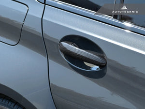 Autotecknic Door Handle Trim Set BMW M5 / M5 Competition F90 (2018-2020) Dry Carbon Fiber