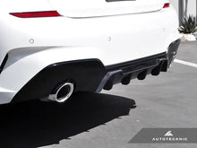 Load image into Gallery viewer, Autotecknic Rear Diffuser BMW 3 Series G20 (19-20) [Dry Carbon Fiber] Extended Fin - Competition - No Alternate Image