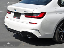 Load image into Gallery viewer, Autotecknic Rear Diffuser BMW 3 Series G20 (19-20) [Dry Carbon Fiber] Extended Fin - Competition - No Alternate Image