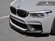 Load image into Gallery viewer, Autotecknic Center Front Lip BMW M5 F90 Pre-LCI (18-20) Dry Carbon Competition - No / No / No Alternate Image