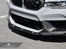 Load image into Gallery viewer, Autotecknic Center Front Lip BMW M5 F90 Pre-LCI (18-20) Dry Carbon Competition - No / No / No Alternate Image