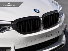 Load image into Gallery viewer, Autotecknic Replacement Grill Covers BMW 5 Series G30 (17-20) Dry Carbon Fiber - Default Title Alternate Image