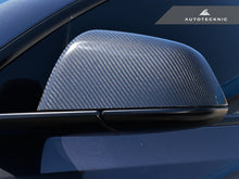 Load image into Gallery viewer, Autotecknic Mirror Covers Tesla Model Y (2020-2022) Dry Carbon Fiber - Default Title Alternate Image