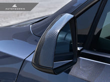 Load image into Gallery viewer, Autotecknic Mirror Covers Tesla Model Y (2020-2022) Dry Carbon Fiber - Default Title Alternate Image