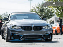 Load image into Gallery viewer, Autotecknic Aero Front Splitters BMW M4 F82 (15-17) Carbon Fiber Performante Alternate Image
