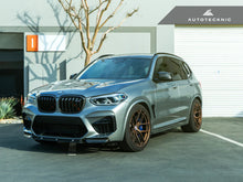 Load image into Gallery viewer, Autotecknic Aero Front Splitter &amp; Center Lip BMW X3M F97 (21-22) Dry Carbon Fiber Performante Alternate Image