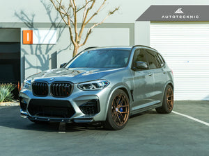 Autotecknic Aero Front Splitter & Center Lip BMW X3M F97 (21-22) Dry Carbon Fiber Performante