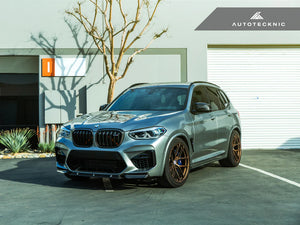 Autotecknic Aero Front Splitter & Center Lip BMW X3M F97 (21-22) Dry Carbon Fiber Performante