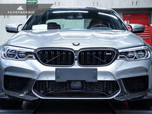 Load image into Gallery viewer, Autotecknic Aero Front Splitters BMW M5 F90 (18-20) Carbon Fiber Performante - No / No / No Alternate Image