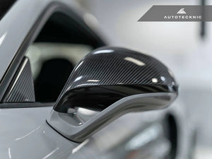 Autotecknic Mirror Covers Porsche Cayman GT4 (15-16) [Sport Design] Dry Carbon Fiber
