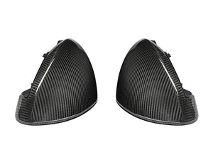 Autotecknic Mirror Covers Porsche Boxster / Cayman w/ GT4 Mirrors (13-16) [Sport Design] Dry Carbon Fiber