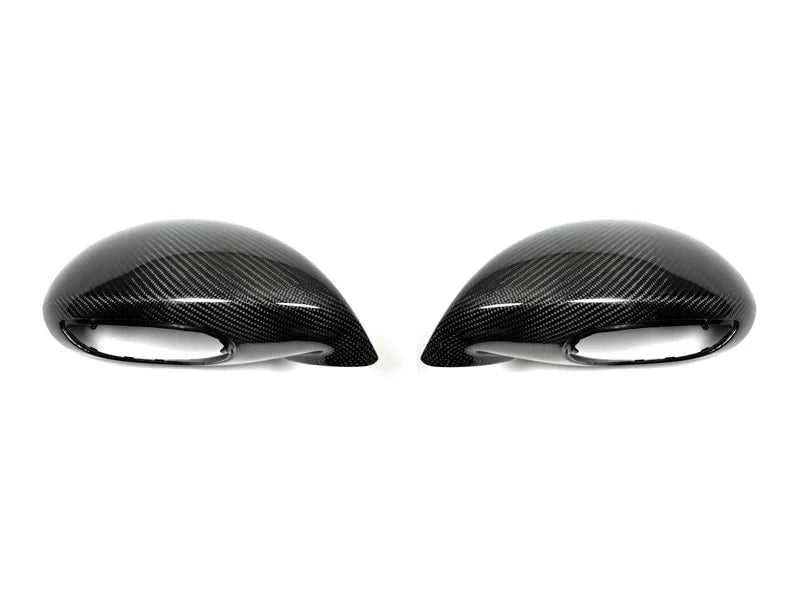 Autotecknic Mirror Covers Porsche Boxster / Cayman w/ GT4 Mirrors (13-16) [Sport Design] Dry Carbon Fiber