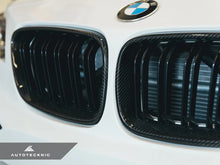 Load image into Gallery viewer, Autotecknic Grill BMW 2 Series F22 (2014-2016) Stealth Black / Glazing Black / Carbon Fiber Alternate Image