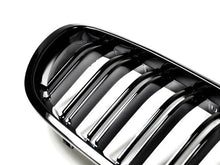 Load image into Gallery viewer, Autotecknic Replacement Grill BMW M5 F10 (2013) - Single or Dual Slats - Single Slats / Glazing Black Alternate Image