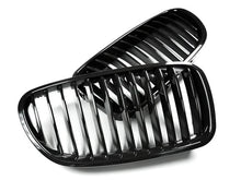 Load image into Gallery viewer, Autotecknic Replacement Grill BMW 5 Series F10 (11-13) - Single or Dual Slats - Single Slats / Glazing Black Alternate Image