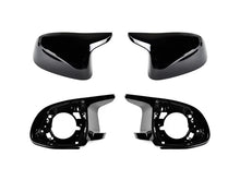 Load image into Gallery viewer, Autotecknic Mirror Covers BMW X3 G01 (2018-2021) [M-Inspired] Painted - Standard Gloss Black Alternate Image