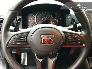 Autotecknic Shift Paddles Nissan R35 GT-R (17-22) [Competition] Satin Black or Bright Red
