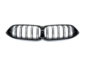 Autotecknic Replacement Grill BMW 8 Series G14/ G15/ G16 (19-22) [Dual Slat] Painted Glazing Black