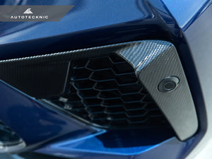 Autotecknic Bumper Trim Set BMW X5M F95 (2020-2022) Dry Carbon Fiber