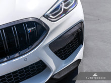 Load image into Gallery viewer, Autotecknic Bumper Trim Set BMW M8 F91/F92/F93 (2020-2022) Dry Carbon Fiber Alternate Image