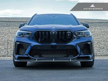 Load image into Gallery viewer, Autotecknic Front Lip BMW X5M F95 (20-22) Dry Carbon Fiber Performance Alternate Image