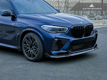 Load image into Gallery viewer, Autotecknic Front Lip BMW X5M F95 (20-22) Dry Carbon Fiber Performance Alternate Image