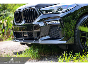 Autotecknic Front Lip BMW X6 M-Sport (20-22) Dry Carbon Fiber Performance