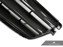 Load image into Gallery viewer, Autotecknic Grill Mercedes C-Class W204 (2008-2013) Stealth Black or Carbon Fiber Alternate Image