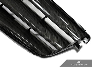 Autotecknic Grill Mercedes C-Class W204 (2008-2013) Stealth Black or Carbon Fiber