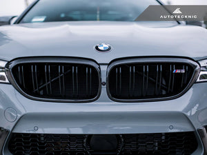 Autotecknic Grill Surrounds BMW M5 F90 (2018-2020) Glazing Black or Carbon Fiber