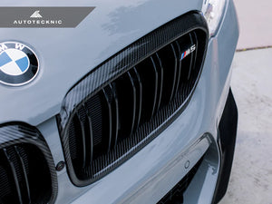 Autotecknic Grill Surrounds BMW M5 F90 (2018-2020) Glazing Black or Carbon Fiber