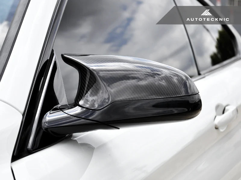 Carbon Fiber Look Mirror Covers For BMW F80 M3 / F82 M4 (2015-2020) – Pair, ABS Plastic